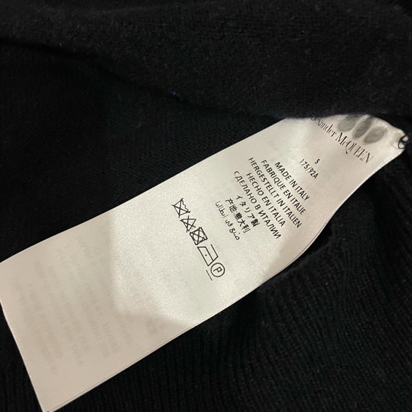 Alexander McQueen Men's Cashmere Sweaters Size S - Picture 9 of 10